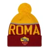 AS Roma Berretto Sport Knit logo Crest , Adulto, Rosso Sale