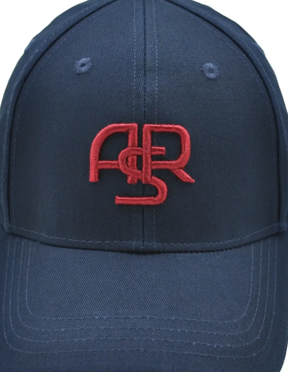 AS Roma Cappellino con monogramma ASR ricamato, Adulto, Blu Outlet
