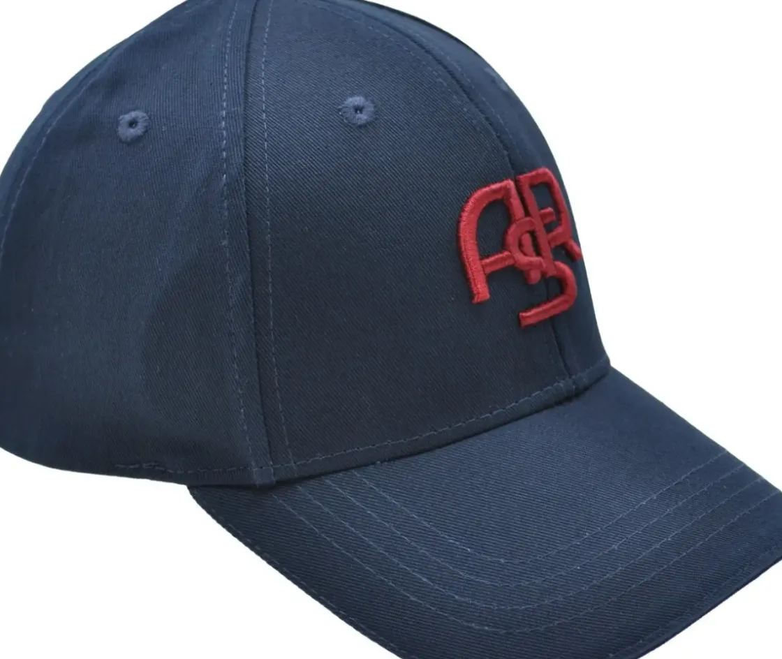 AS Roma Cappellino con monogramma ASR ricamato, Adulto, Blu Outlet