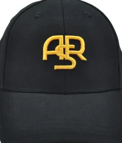 AS Roma Cappellino con monogramma ASR ricamato, Adulto, Nero Fashion