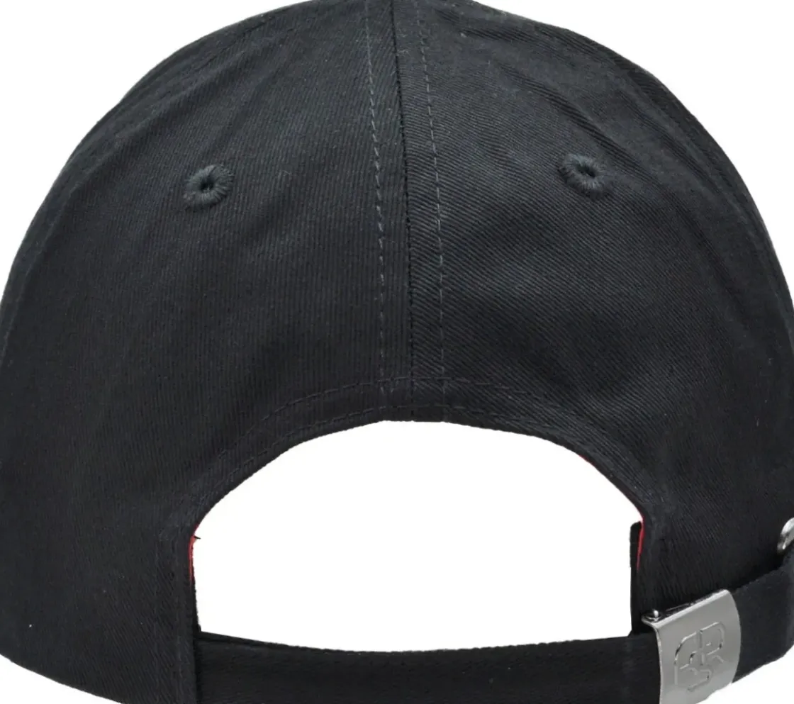 AS Roma Cappellino con monogramma ASR ricamato, Adulto, Nero Fashion