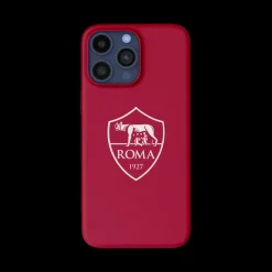 AS Roma Cover Smartphone logo Crest , Rosso Outlet