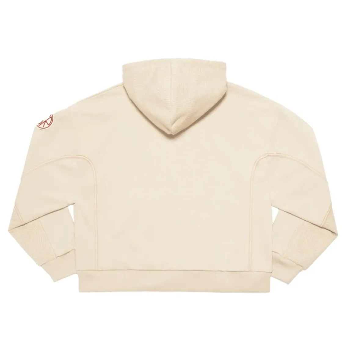 AS Roma Felpa con cappuccio cropped logo ASR, Donna, Crema Fashion