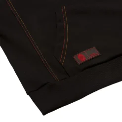 AS Roma Felpa con cappuccio cropped logo ASR, Donna, Nero Online
