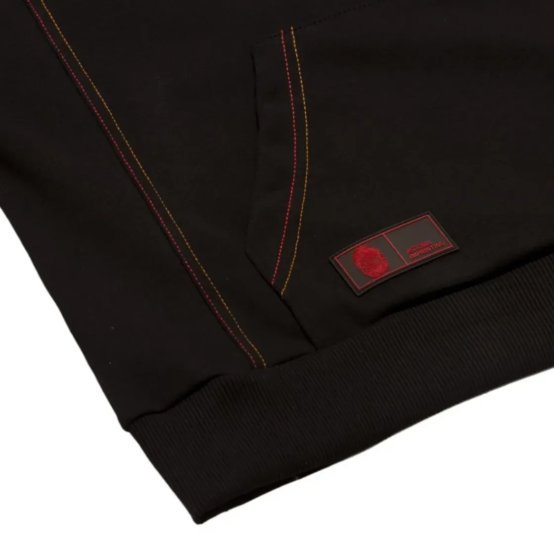AS Roma Felpa con cappuccio cropped logo ASR, Donna, Nero Online