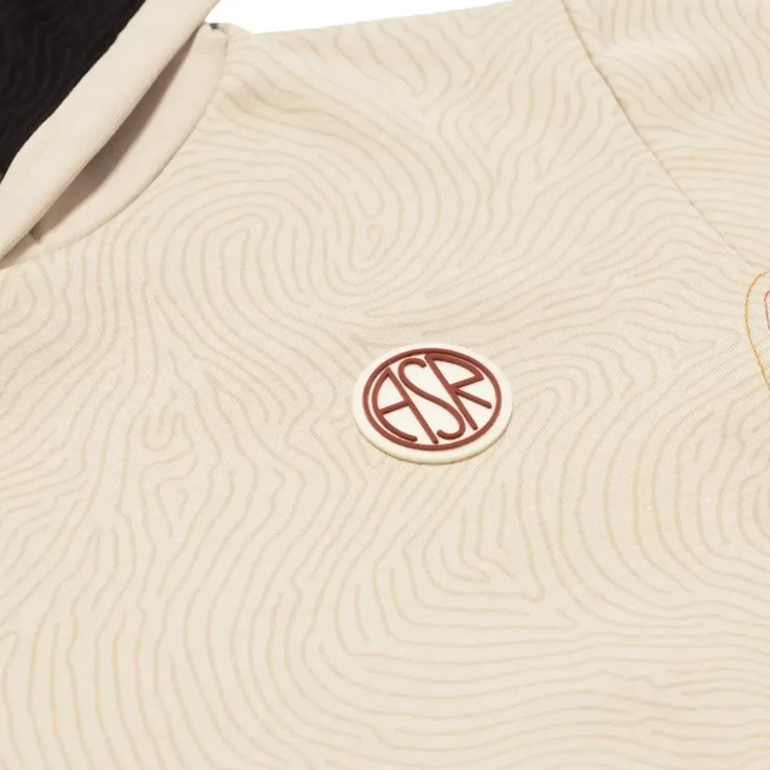 AS Roma Felpa con cappuccio logo ASR, Bambini, Crema New