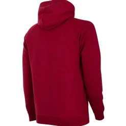 AS Roma Felpa con cappuccio logo Crest Heritage Collection, Uomo, Rossa Store