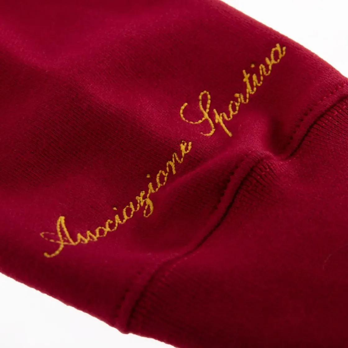 AS Roma Felpa con cappuccio logo Crest Heritage Collection, Uomo, Rossa Store