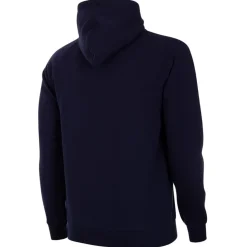 AS Roma Felpa con cappuccio logo Crest Heritage Collection, Uomo, Blu Best Sale