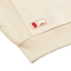 AS Roma Felpa cropped logo ASR, Donna, Crema Flash Sale