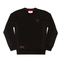 AS Roma Felpa girocollo logo ASR, Bambini, Nero Store