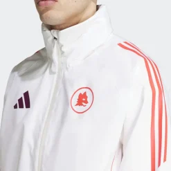 AS Roma Giacca impermeabile , Bianco New