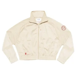 AS Roma Giacca track logo ASR, Donna, Crema Discount
