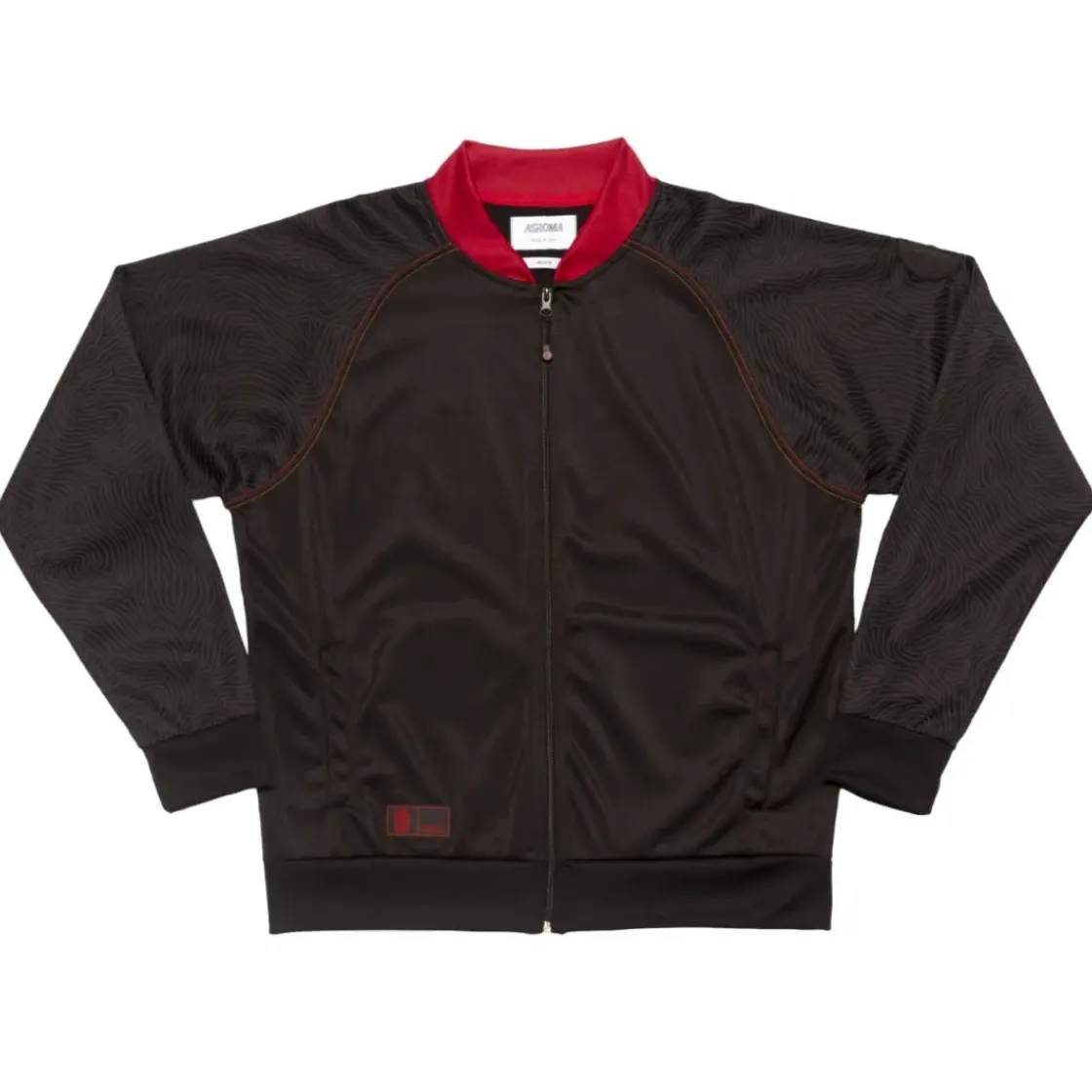 AS Roma Giacca track logo ASR, Uomo, Nero Clearance