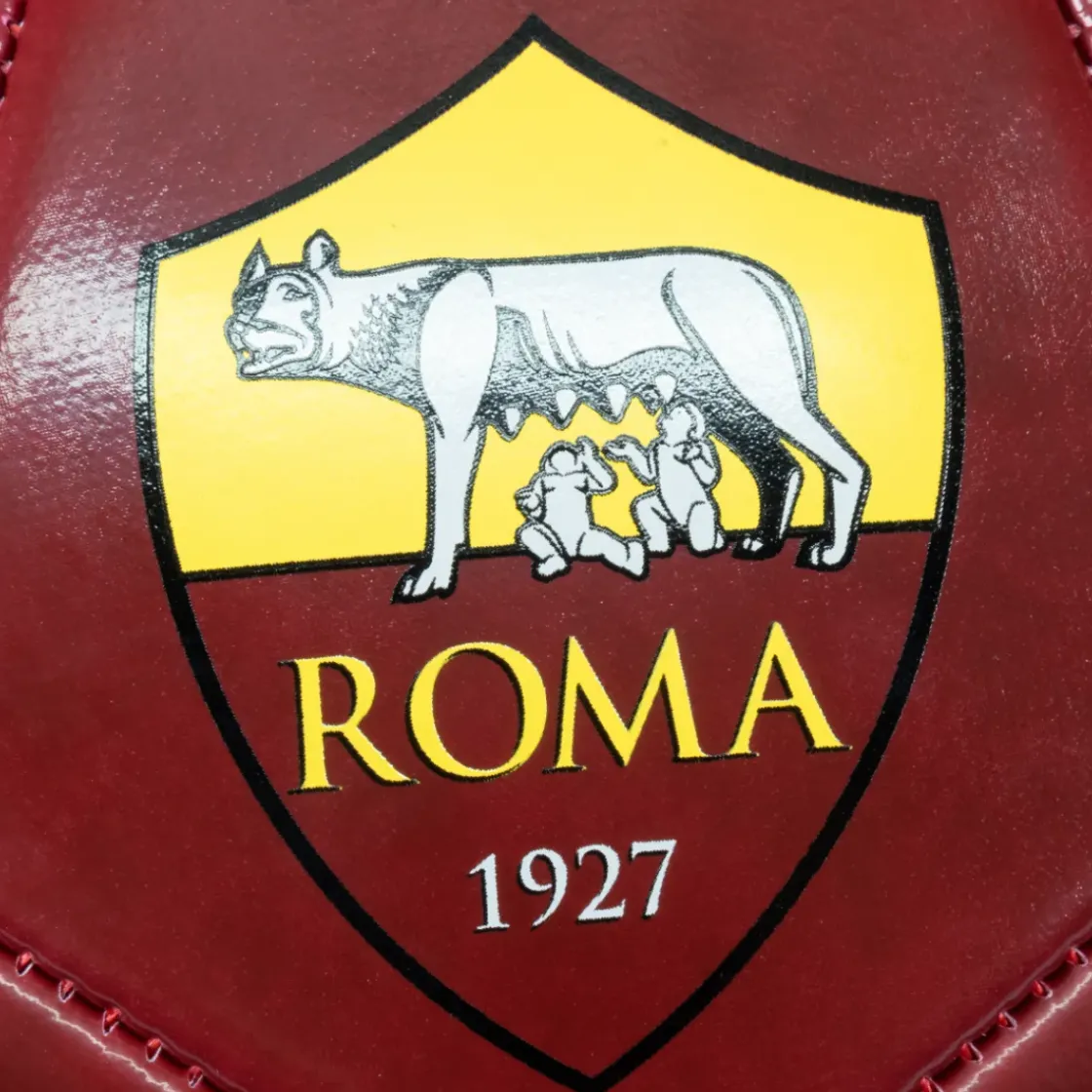 AS Roma Pallone con pattern Forza Roma in rilevo, taglia 5 Online