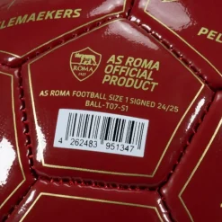 AS Roma Pallone da calcio con autografi calciatori 2024/25, Taglia 1 New