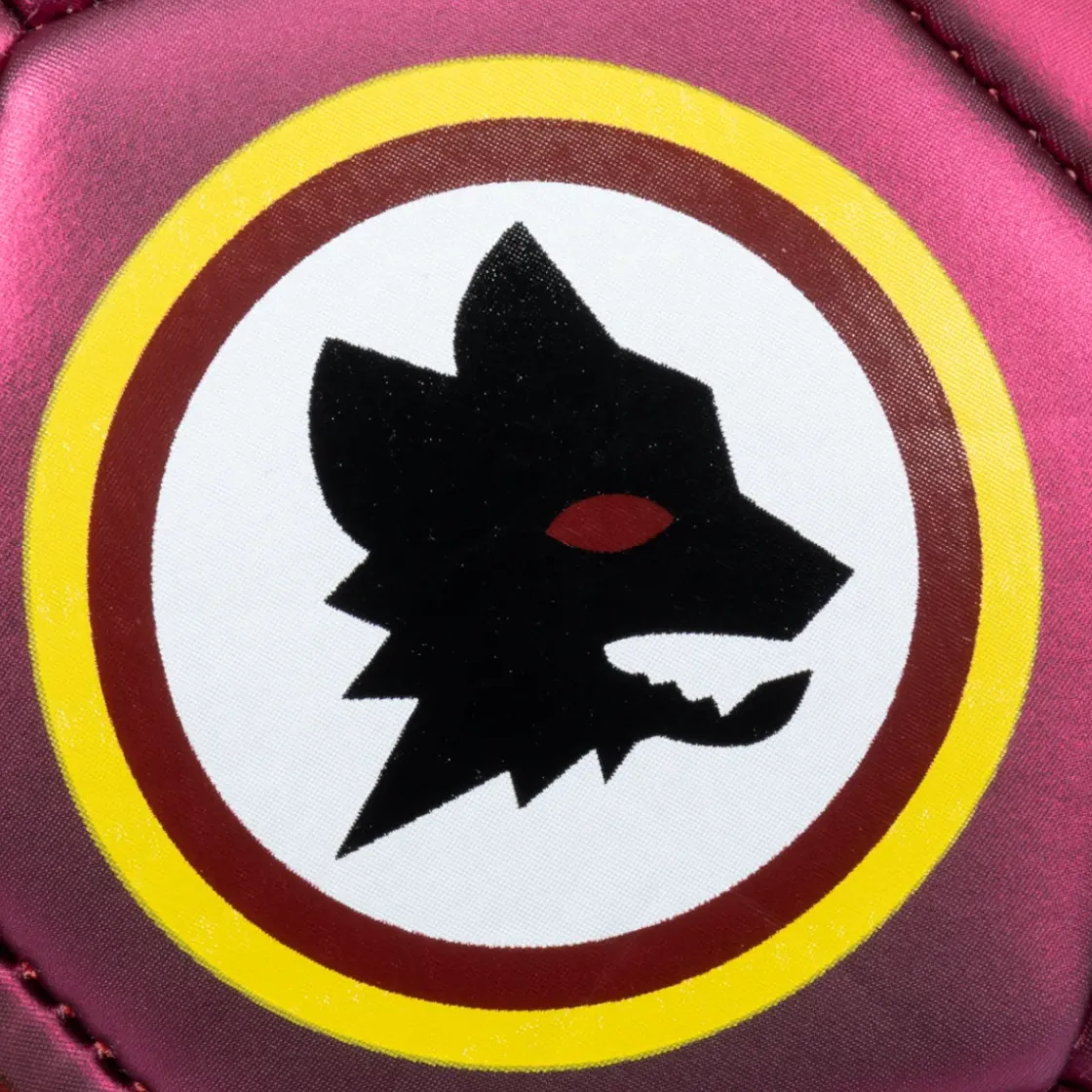 AS Roma Pallone da calcio finitura metallizata e Logo Lupo, Taglia 5 Cheap