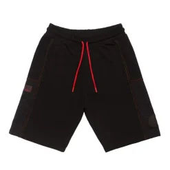 AS Roma Pantaloncini corti logo ASR, Uomo, Nero Fashion