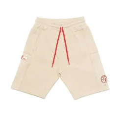AS Roma Pantaloncini corti logo ASR, Uomo, Crema Cheap