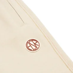 AS Roma Pantaloni jogger logo ASR, Bambini, Crema Cheap