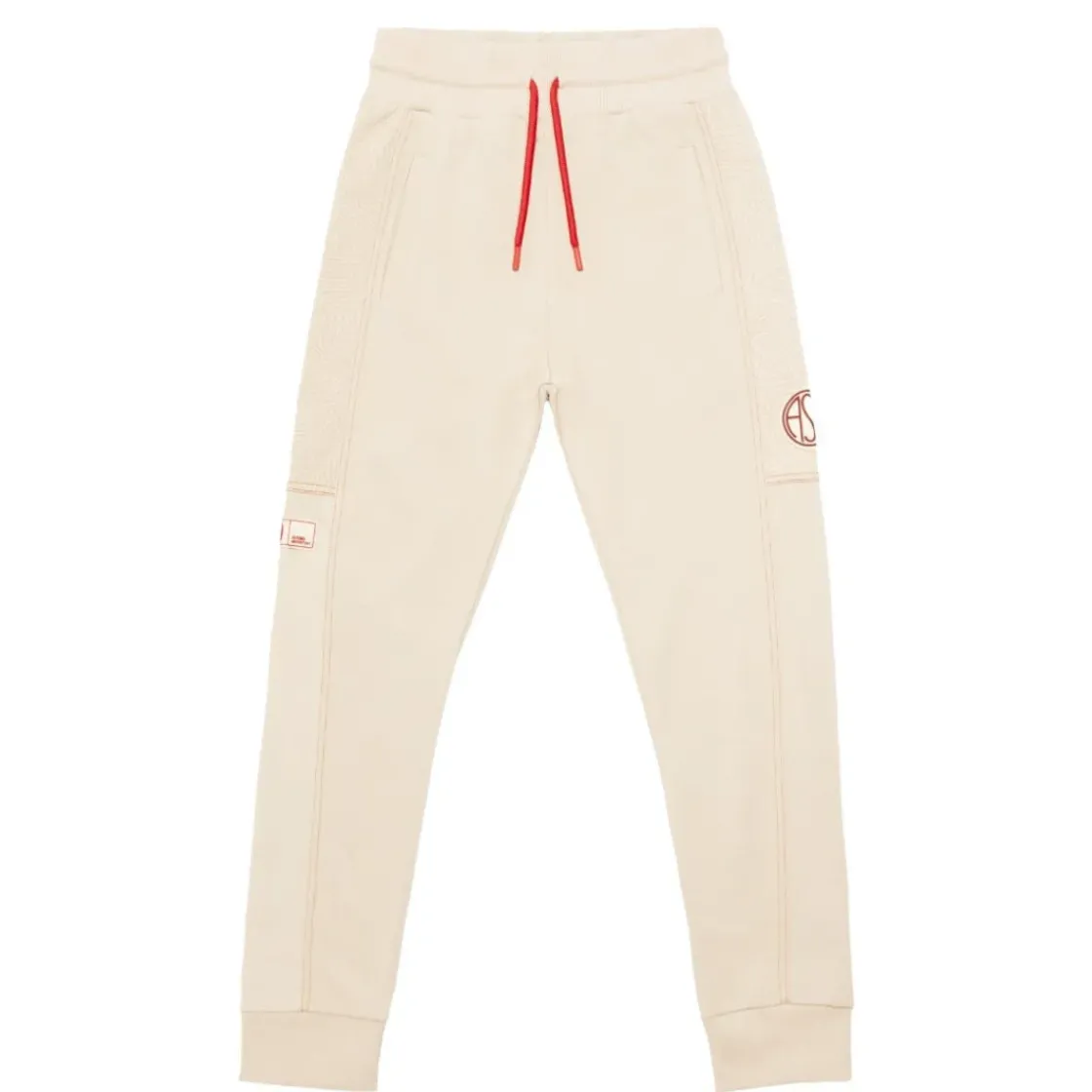 AS Roma Pantaloni jogger logo ASR, Donna, Crema Cheap