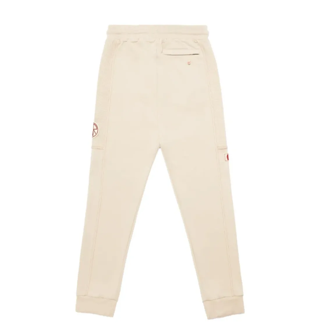 AS Roma Pantaloni jogger logo ASR, Uomo, Crema Clearance