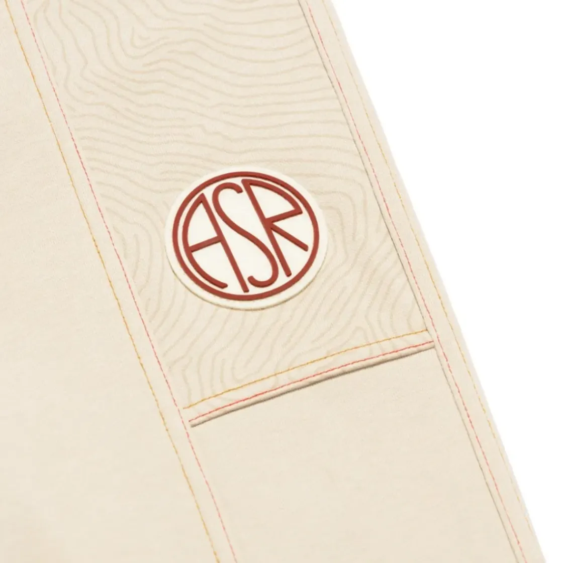 AS Roma Pantaloni jogger logo ASR, Uomo, Crema Clearance