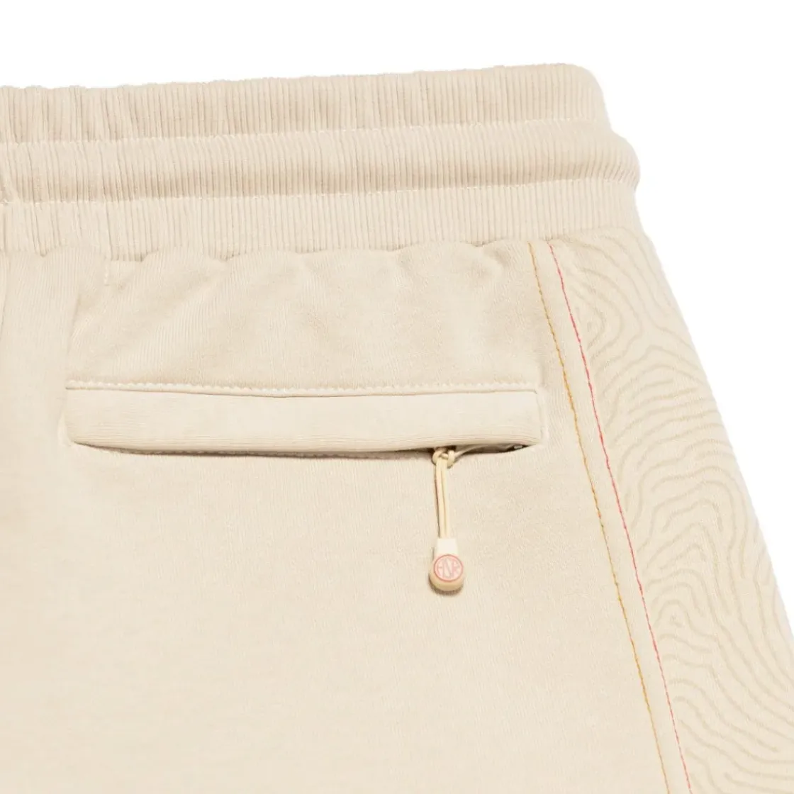 AS Roma Pantaloni jogger logo ASR, Uomo, Crema Clearance
