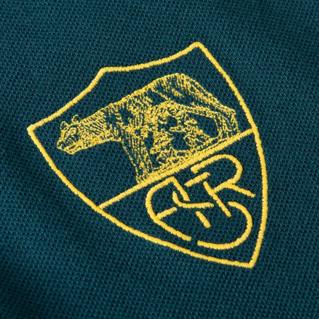 AS Roma Polo Heritage , Adulto, Verde Shop