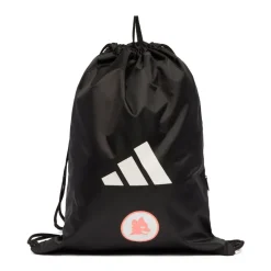 AS Roma Sacca da Palestra con Logo Adidas, Nero Clearance