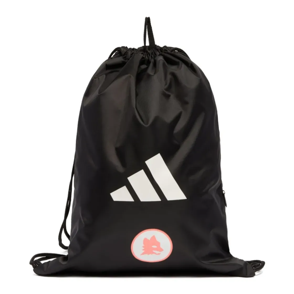 AS Roma Sacca da Palestra con Logo Adidas, Nero Clearance
