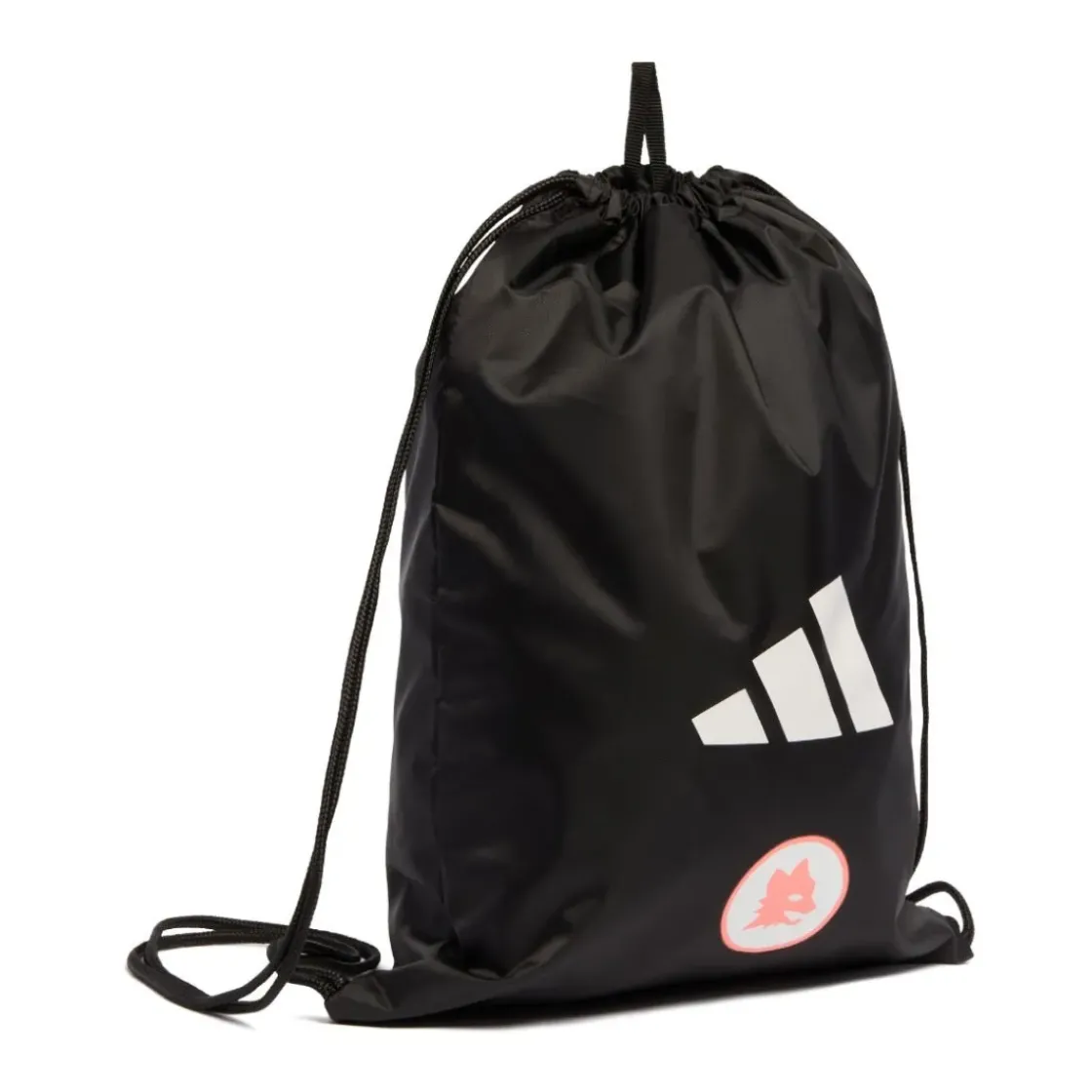 AS Roma Sacca da Palestra con Logo Adidas, Nero Clearance
