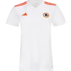 AS Roma T-shirt Adidas Padel, Bianco, Donna Fashion