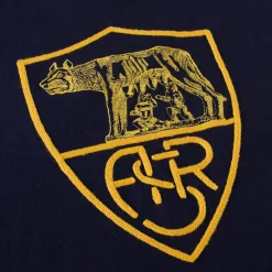 AS Roma T-shirt Heritage logo Crest, Uomo, Blu Online