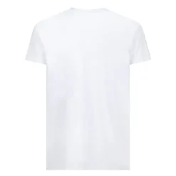 AS Roma T-shirt logo grande ricamato ROMAMOR, Adulto, Bianco New