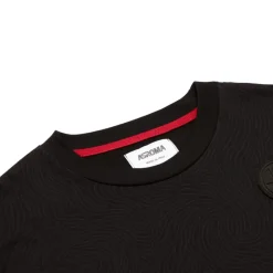 AS Roma T-shirt cropped logo ASR, Donna, Nero Discount