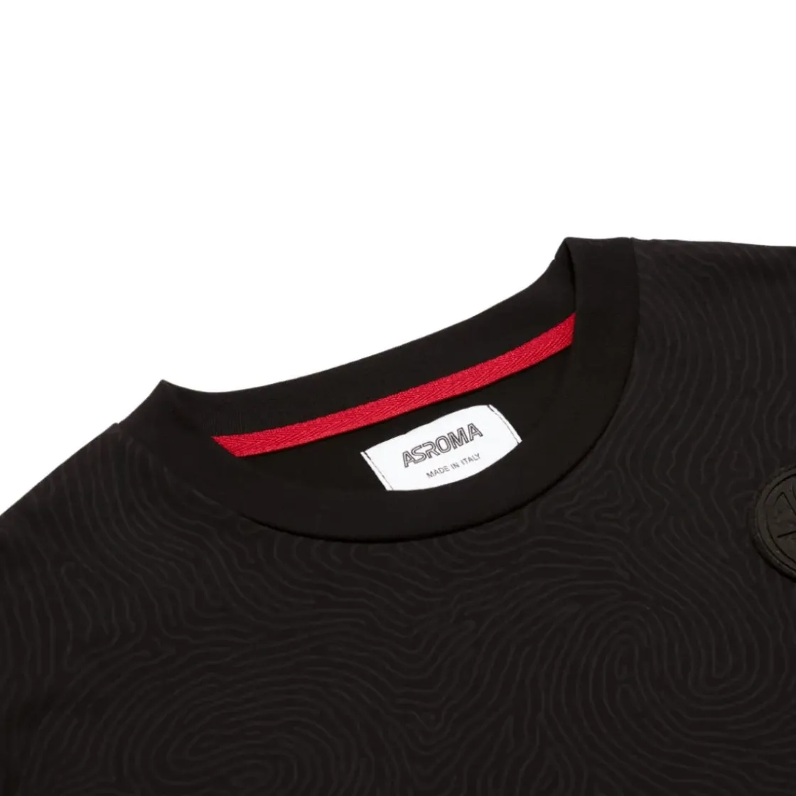 AS Roma T-shirt cropped logo ASR, Donna, Nero Discount