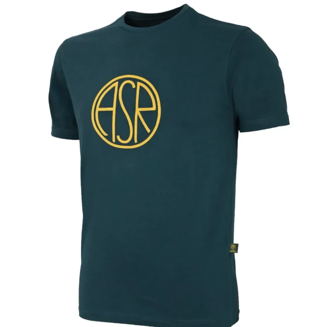 AS Roma T-shirt Heritage Logo , Adulto, Verde Outlet