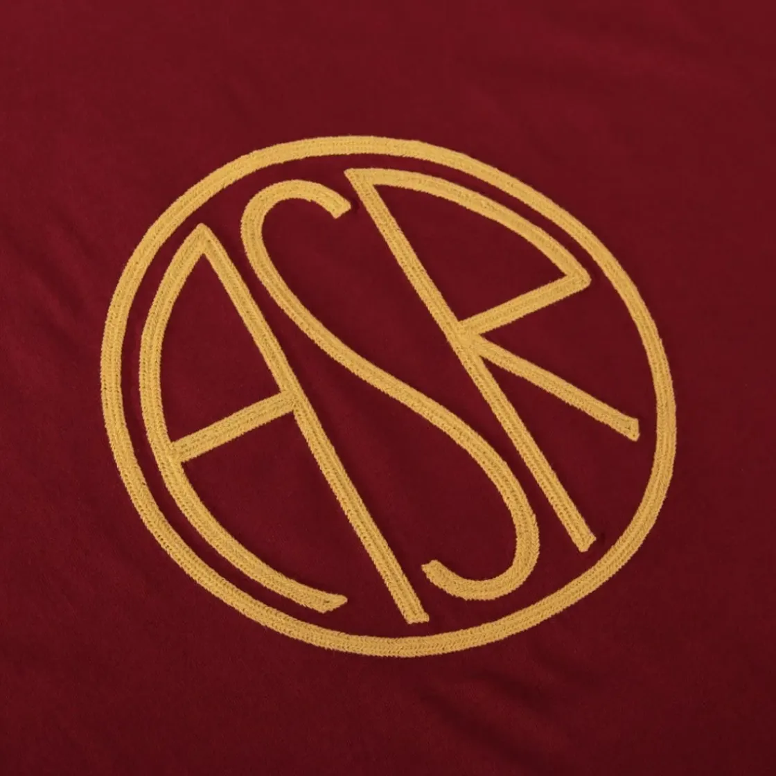 AS Roma T-shirt Heritage Logo , Adulto, Rosso Flash Sale