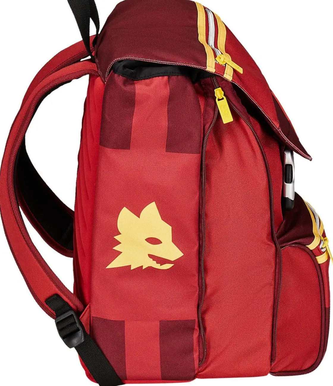 AS Roma Zaino scuola estensibile logo Lupetto Shop