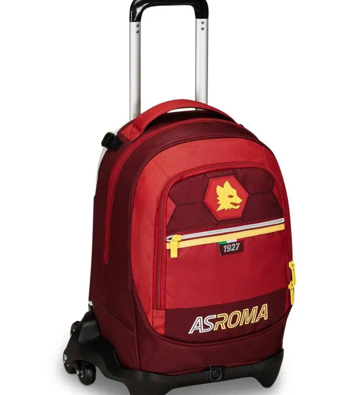 AS Roma Zaino scuola Trolley logo Lupetto Fashion